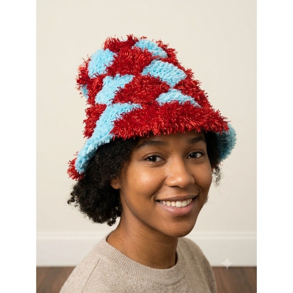 Fuzzy Fun Bucket Hat. One Size  Halloween